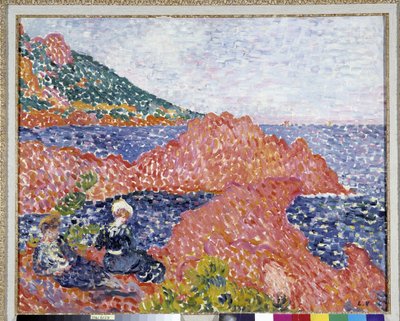 Rochers rouges à Agay, pointe du Cap Roux - Louis Valtat