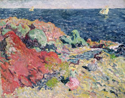 Les Roches Rouges à Anthéor - Louis Valtat