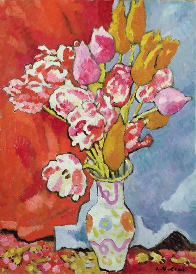 Tulipes, c.1935 - Louis Valtat