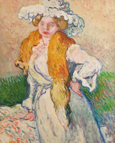 Femme avec un renard - Louis Valtat