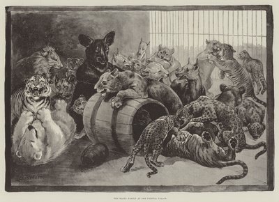 La famille heureuse au Crystal Palace - Louis Wain