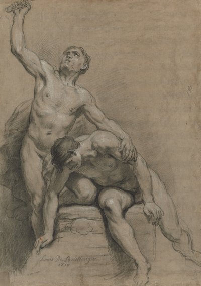 Deux nus masculins - Louis de Boullogne
