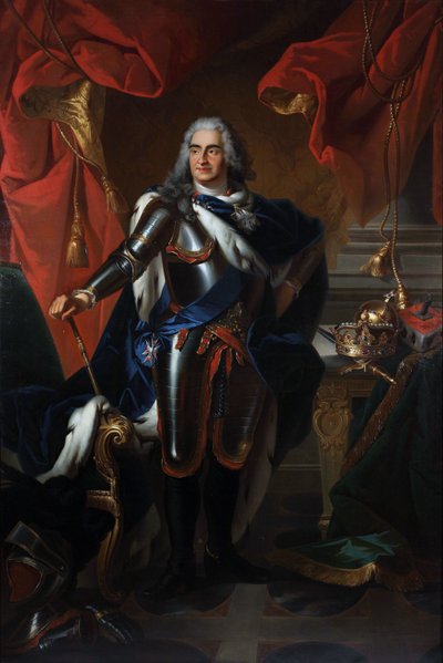 Portrait de Frédéric Auguste de Pologne et de Saxe - Louis de, Silvestre