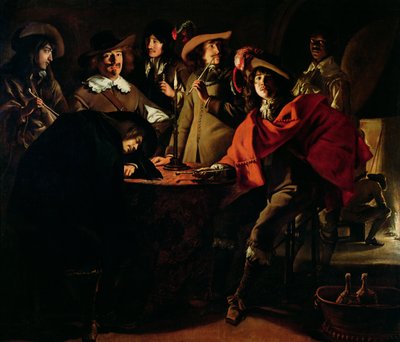 Les gardes fumant, 1643 - Louis le Nain