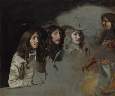Trois hommes et un garçon, vers 1647-1648 - Louis le Nain