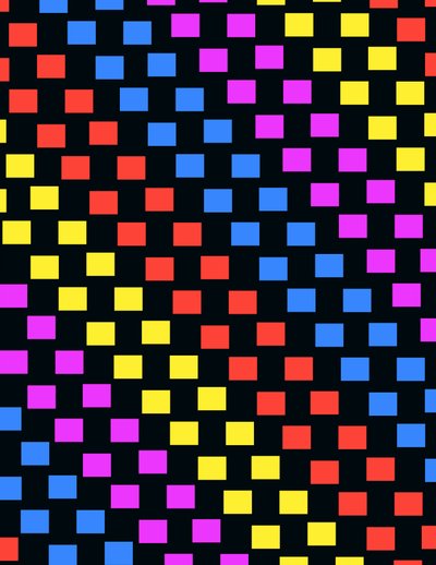 Carrés colorés (numérique) - Louisa Hereford