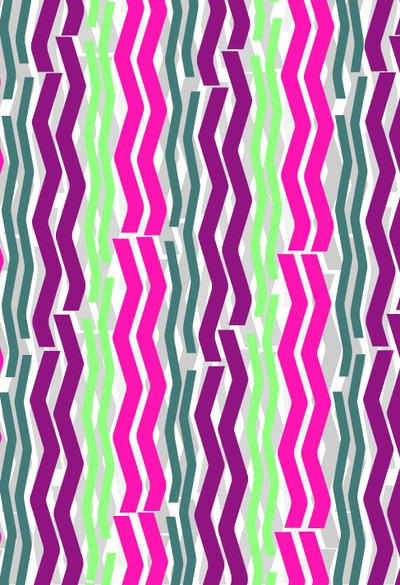Rayures en zigzag, 2014, Médias numériques - Louisa Hereford