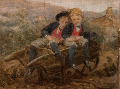 Croquis des Hons. Dudley et Archie Hamilton Gordon - Louisa Starr