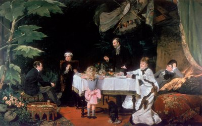Le Déjeuner dans la serre, 1877 - Louise Abbéma