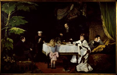 Le déjeuner dans la serre - Louise Abbéma