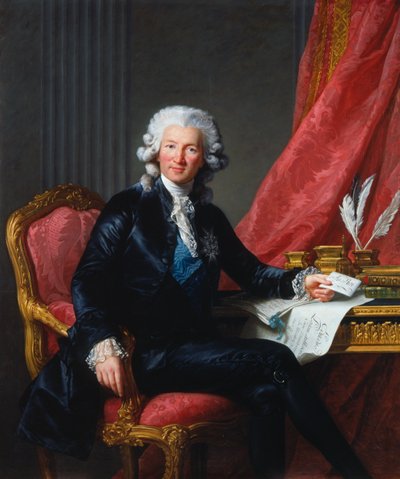 Portrait de Charles-Alexandre de Calonne (1734-1802) - Elisabeth Louise Vigee Lebrun