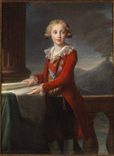 Portrait du roi François Ier des Deux-Siciles - Elisabeth Louise Vigee Lebrun