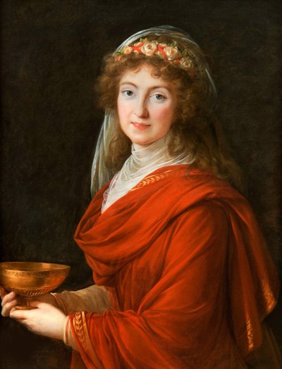 Portrait de la comtesse Siemontkowsky-Bystry - Elisabeth Louise Vigee Lebrun