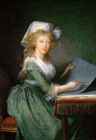 Princesse Luisa Maria de Naples et de Sicile, 1773-1802, vers 1790 - Elisabeth Louise Vigee Lebrun