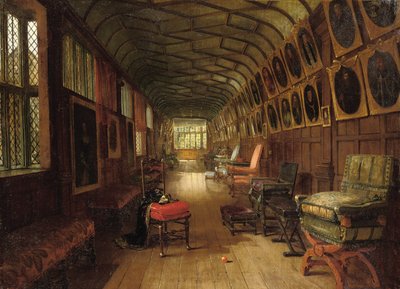 La Galerie Brune, Knole, Kent - Louise Ingram Rayner