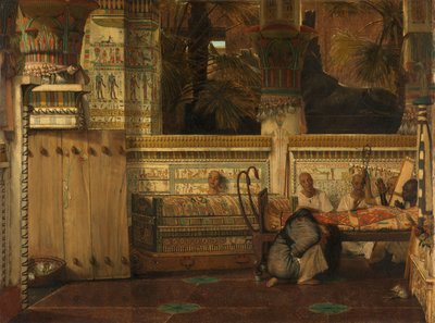 La veuve égyptienne - Lourens Alma Tadema