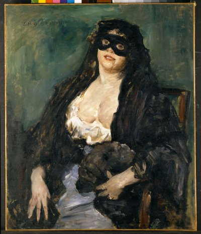 Le Masque noir - Lovis  Corinth