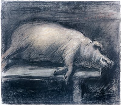 Le cochon égorgé - Lovis  Corinth