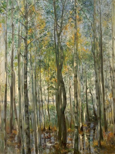 Une forêt. Inondation sur le lac de Starnberg - Lovis Corinth