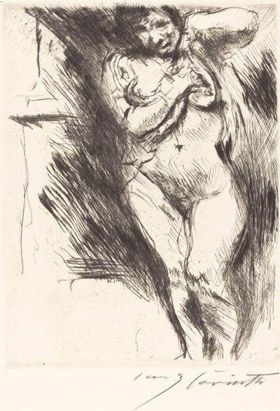 Femme se déshabillant, 1921 - Lovis Corinth