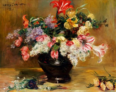 Amaryllis, lilas et tulipes, 1911 - Lovis Corinth