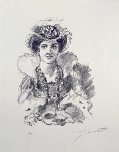 Anne Boleyn lors du tournoi - Lovis Corinth