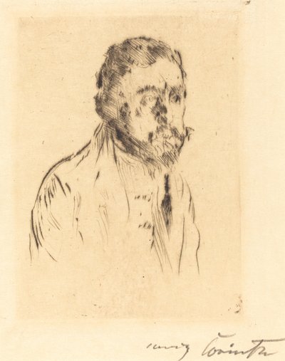 Étude de portrait de H. St. - Lovis Corinth
