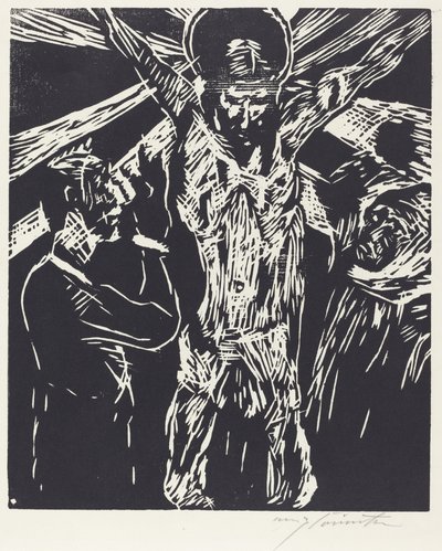 Christus am Kreuz - Lovis Corinth