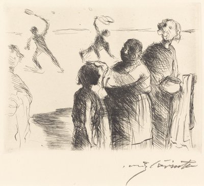 Le Banquet de Trimalchio: pl. II, 1919 - Lovis Corinth