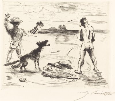Le banquet de Trimalchio : pl. VII - Lovis Corinth