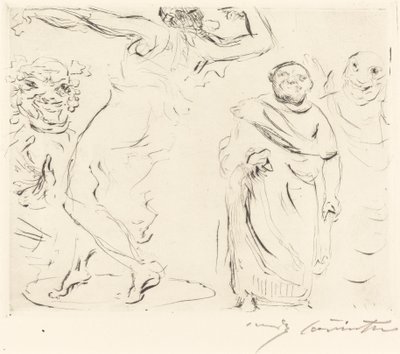 Das Gastmahl des Trimalchio : pl. XI - Lovis Corinth
