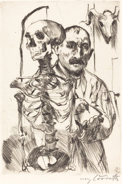 Der Künstler und der Tod II, 1916 - Lovis Corinth