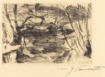 Le nouveau lac - Lovis Corinth