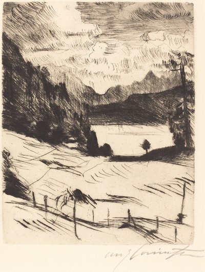 Der Walchensee, 1920 - Lovis Corinth