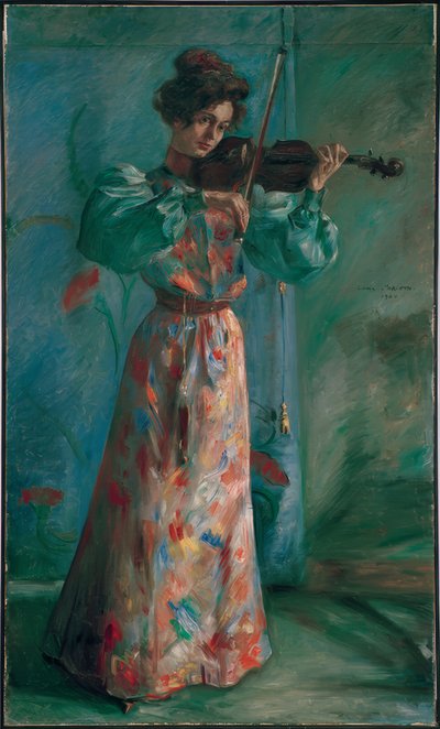La violoniste - Lovis Corinth