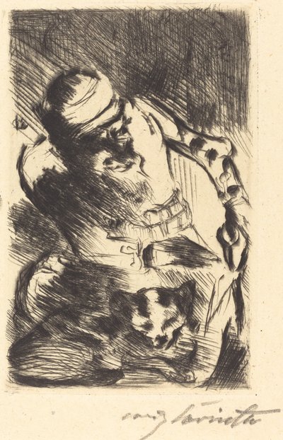 Le chat du prophète - Lovis Corinth