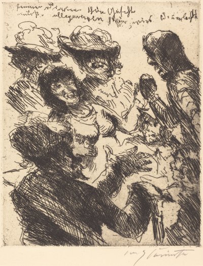 Un joli visage de fille est comme le soleil - Lovis Corinth