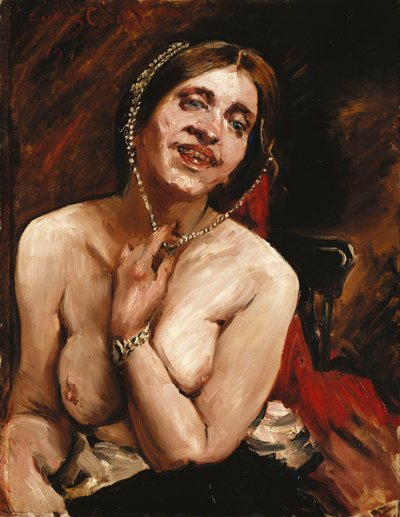 Femme nue dans le fauteuil - Lovis Corinth