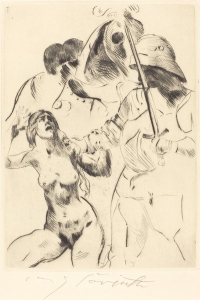 Enlèvement III - Lovis Corinth