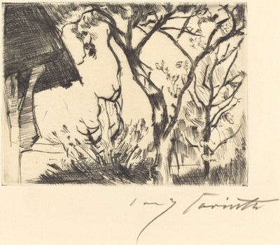 Coin de maison - Lovis Corinth