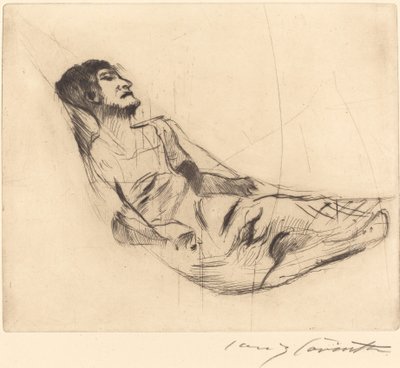 Dans le hamac II, 1920 - Lovis Corinth