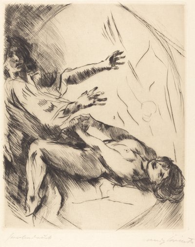 Joseph und Potiphars Weib I Joseph et la femme de Potiphar I, 1914 - Lovis Corinth