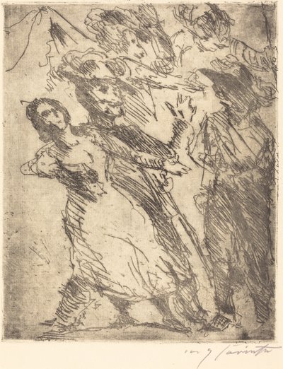 Kavaliere mit einer frau - Lovis Corinth
