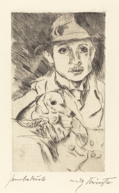 Garçon avec chien, 1915 - Lovis Corinth