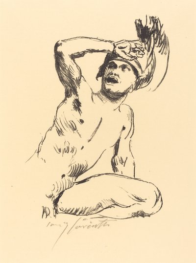 Guerrier agenouillé I - Lovis Corinth