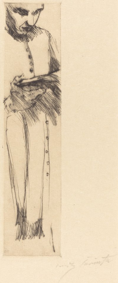 Moine lisant - Lovis Corinth