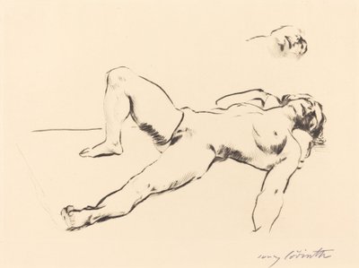 Nu féminin allongé II - Lovis Corinth
