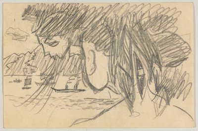 Lovis Corinth à Carl Strathmann : Carte postale, cachet postal du 25 mars 1908 - Lovis Corinth