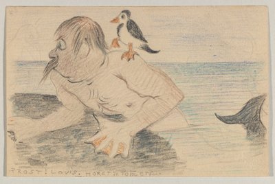 Lovis Corinth à Carl Strathmann: Carte postale, cachet postal 9 juillet 1902 - Lovis Corinth