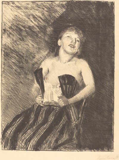 Fille en corset - Lovis Corinth